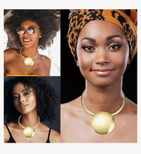 African Tribal Gold Plated Jewelry
