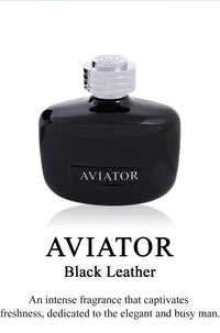 Eau de Toilette for men AVIATOR Black Leather Spray of 100ml