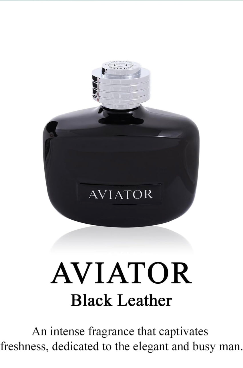 Eau de Toilette for men AVIATOR Black Leather Spray of 100ml