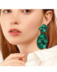 Statement Geometric Acrylic Pendant Earrings