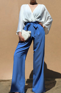 Loose Fit Denim Jumpsuit