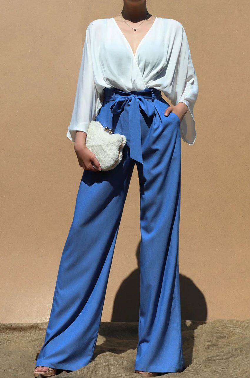 Loose Fit Denim Jumpsuit