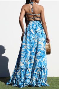 Smocked Top Woven Maxi Dress