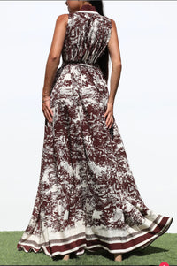 Button Down Shirt Woven Maxi Dress