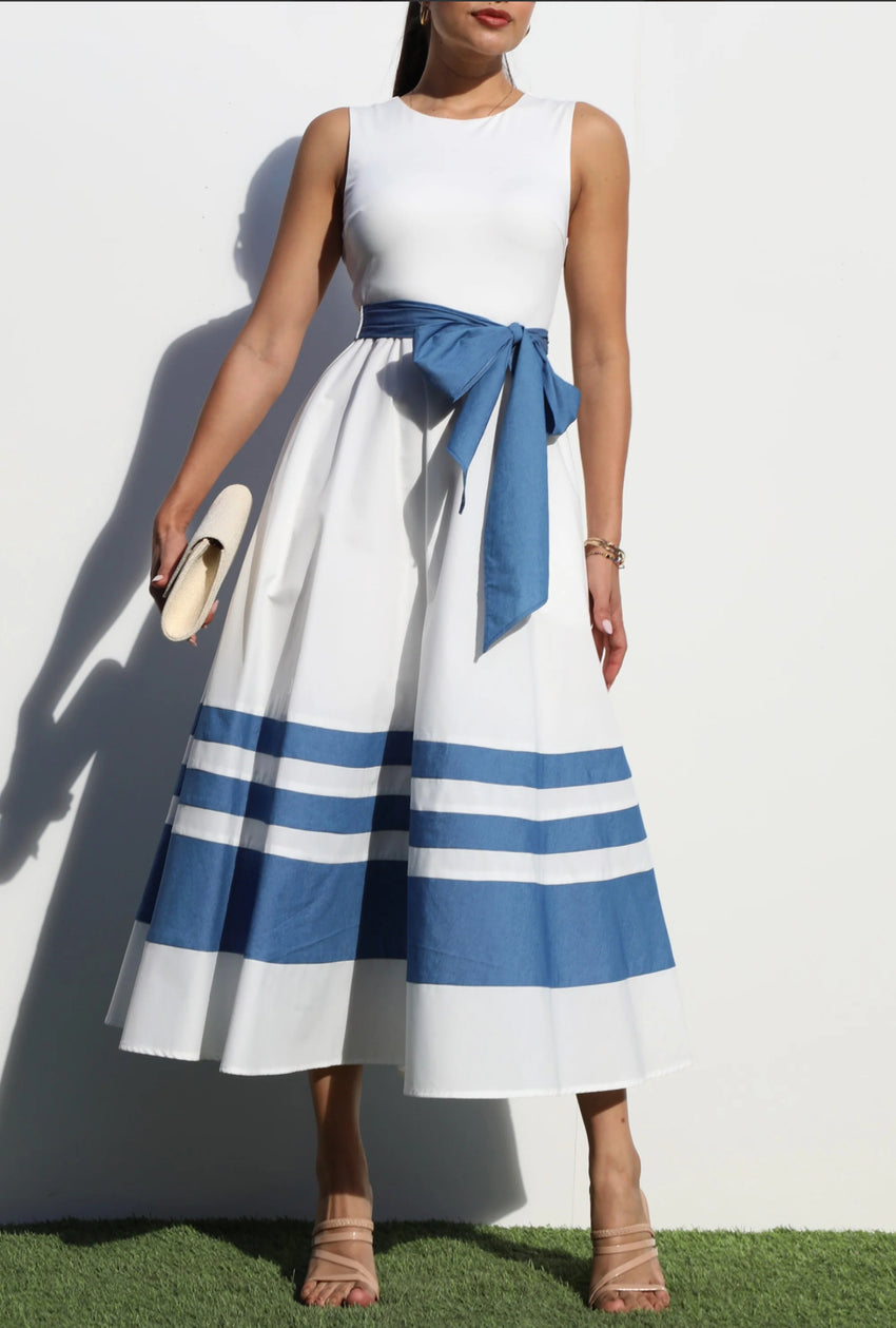 Sleepless Woven Midi Dress