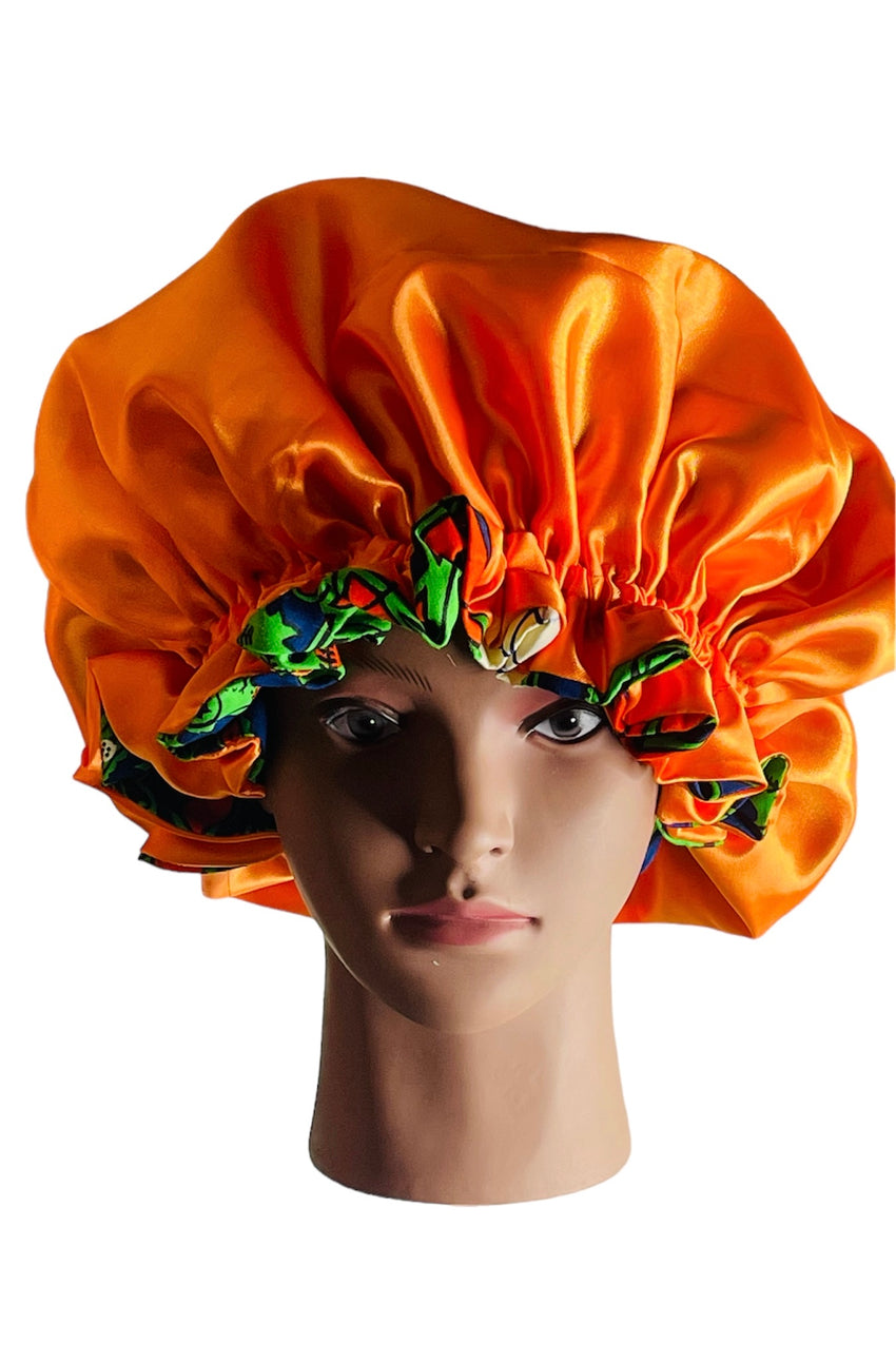 Silk and sleep head cover BOYONUH BONNET Butterfly