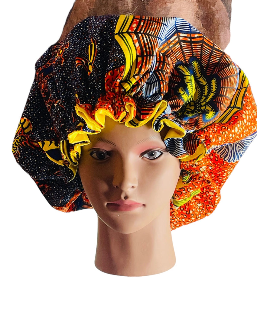 Silk and sleep head cover BOYONUH BONNET Butterfly
