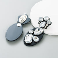 Statement Geometric Acrylic Pendant Earrings