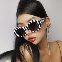 Women Frame Orchid Cat Eye Sunglasses