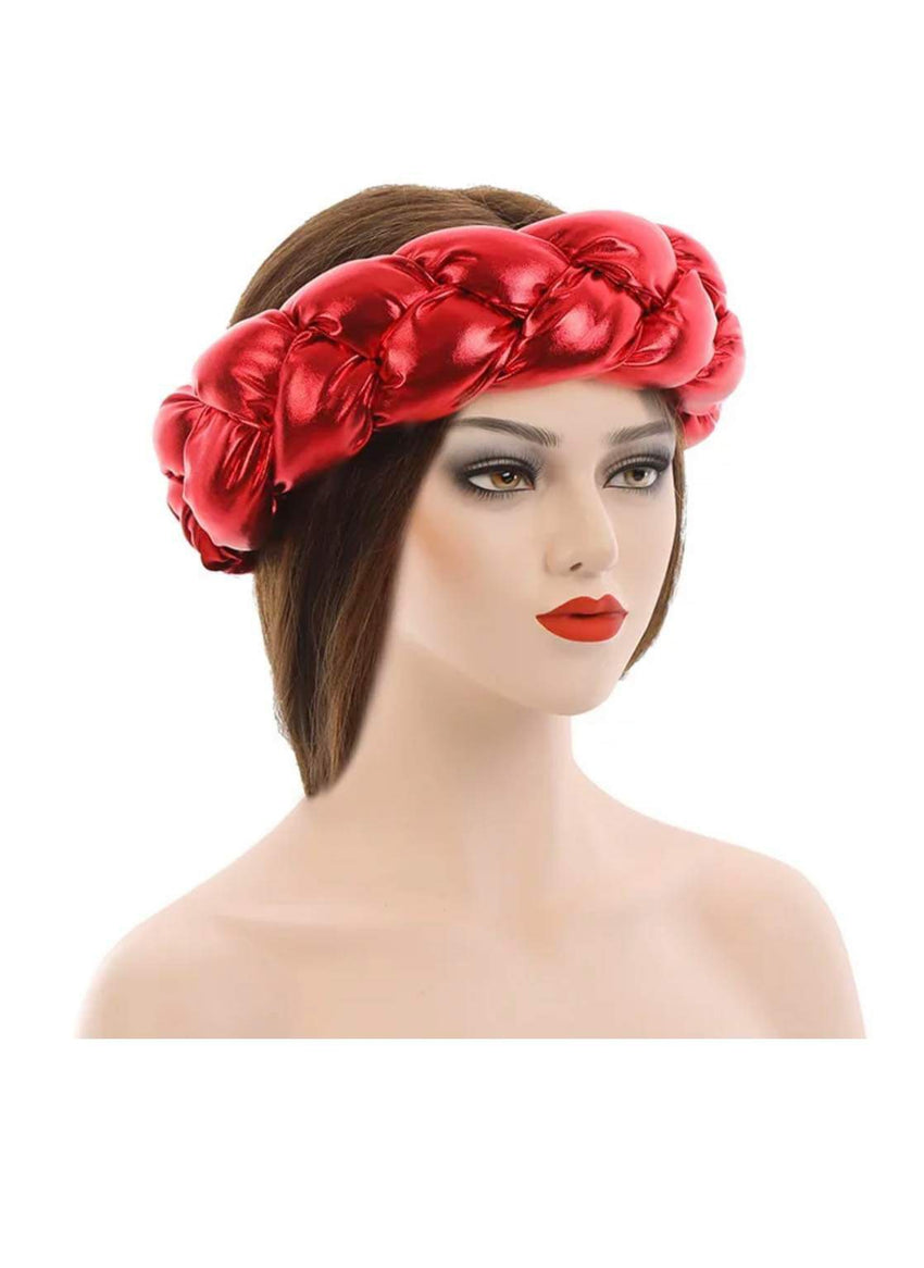 Shinny Braid Headband Ladies turban