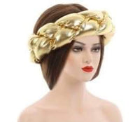 Shinny Braid Headband Ladies turban
