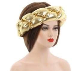 Shinny Braid Headband Ladies turban