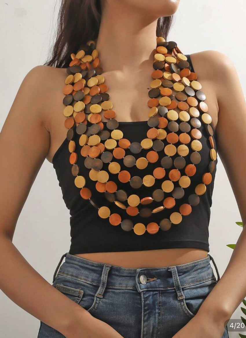 Multi Layer Asymmetrical Eclipse Jewellery