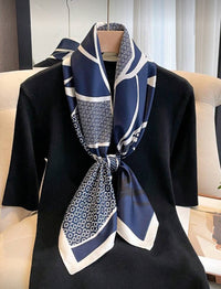Silk Elegance Square Scarf - 90x90cm