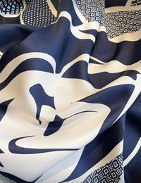 Silk Elegance Square Scarf - 90x90cm