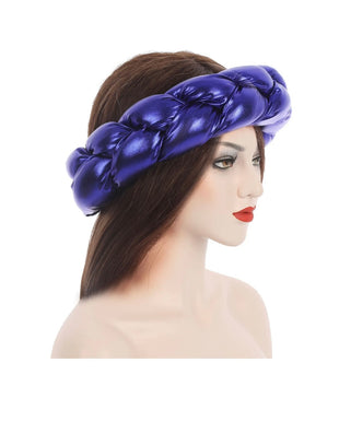 Shinny Braid Headband Ladies turban