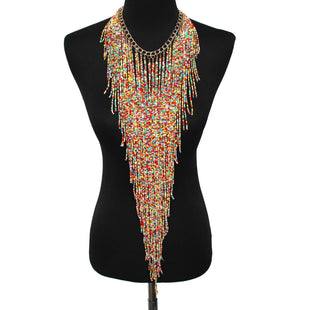 Multi Color Collard Neck Beads