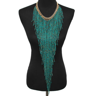 Green Collar Neck Beads