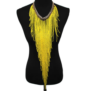 Yellow Collar Neck Bead