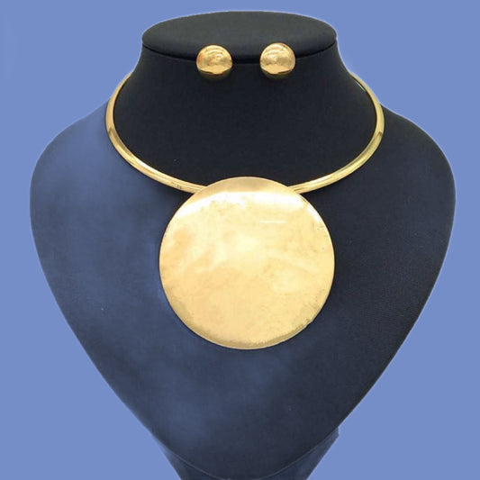 African Tribal Gold Plated Jewelry