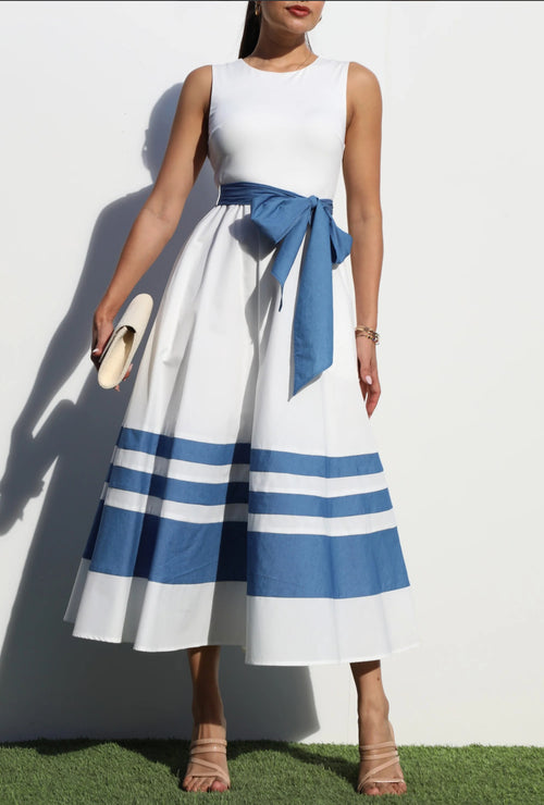 Sleepless Woven Midi Dress