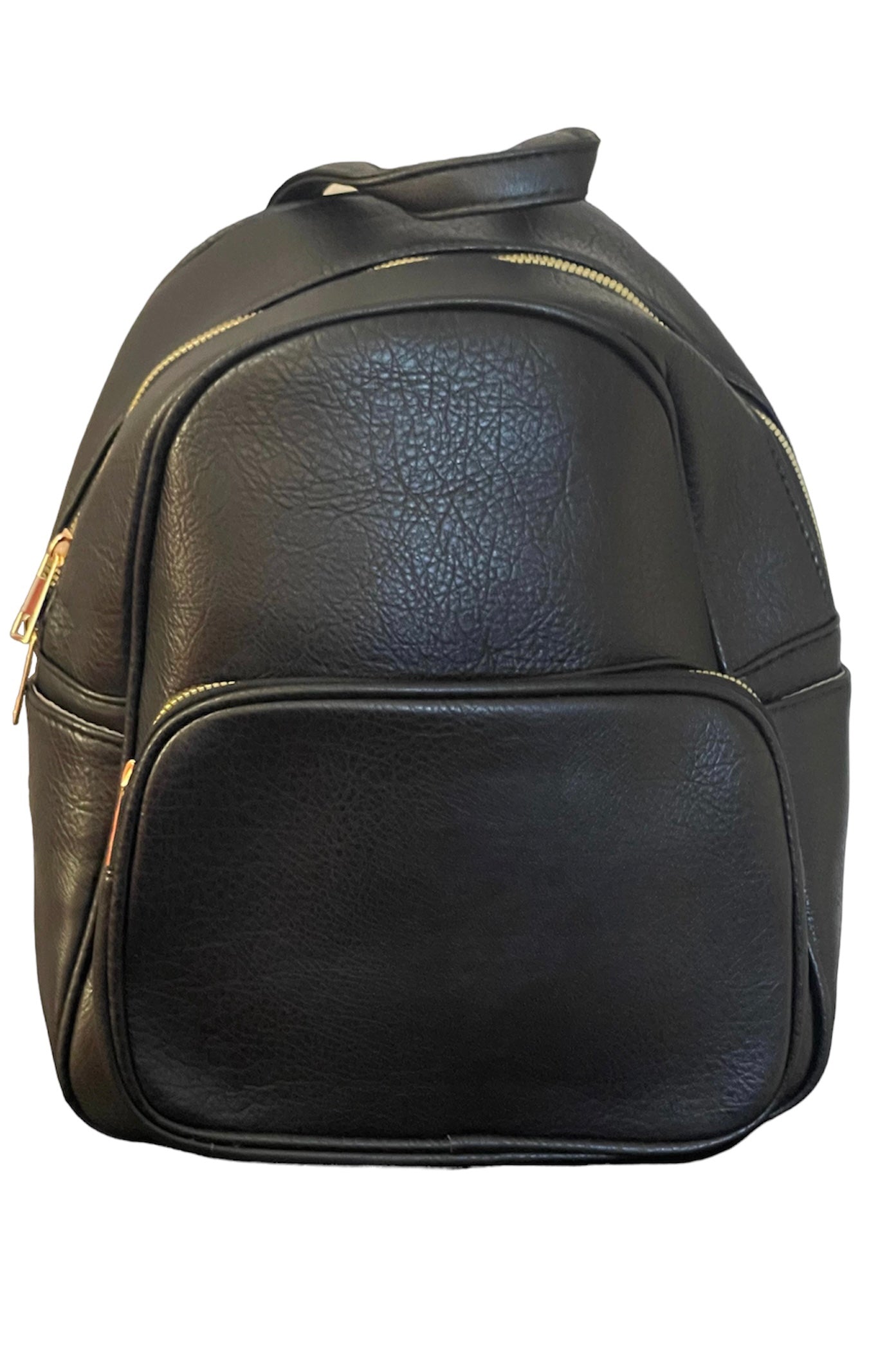 Black Leather Backpack