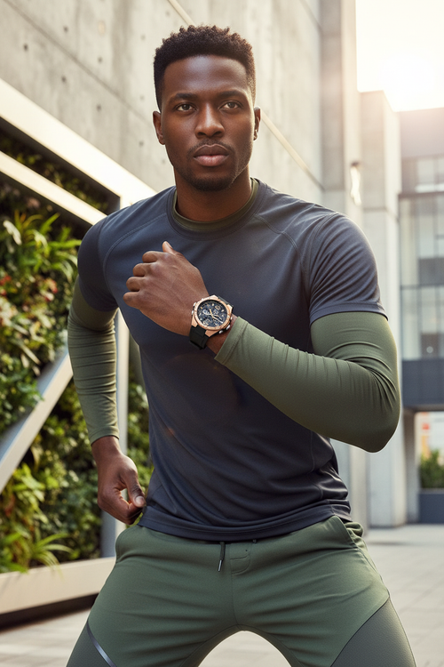 Athletic activewear lifestyle shot