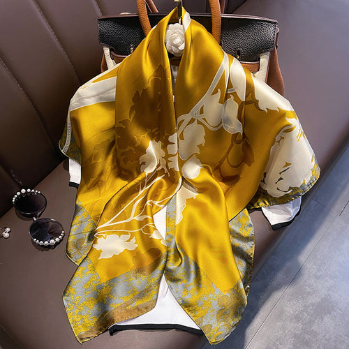 Yellow Silk Scarf