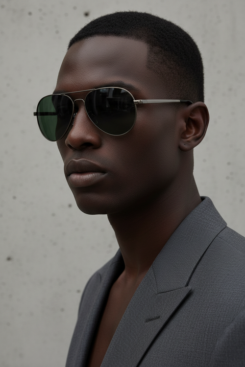 Aviator Sunglasses | Gunmetal Frame with Polarized Lenses - UV400 Protection