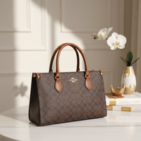 Coach handbag lifestyle shot in elegant home setting