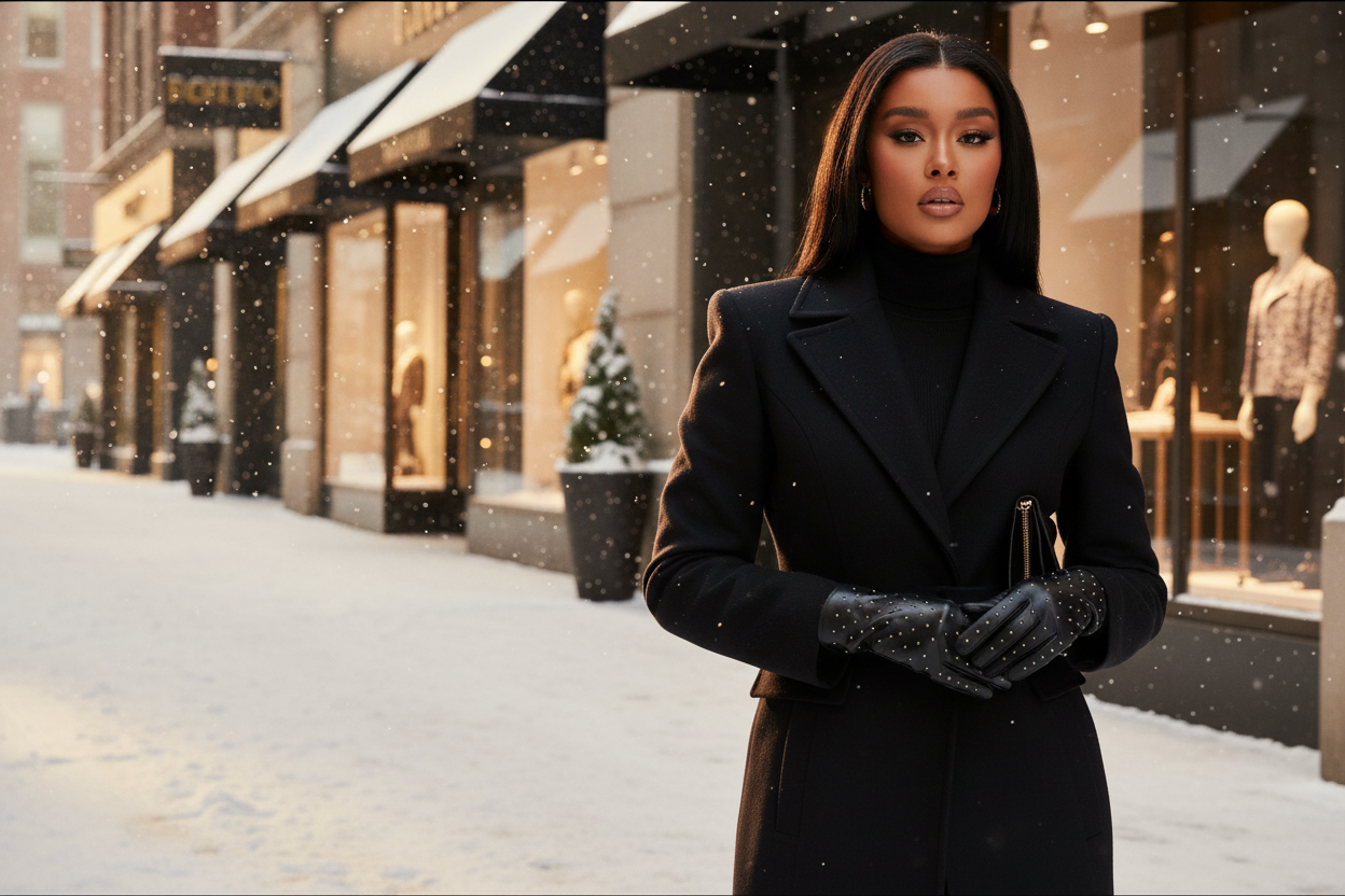 Lifestyle Hero Banner - Luxe Studded Gloves