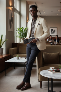 Smart casual cafe setting