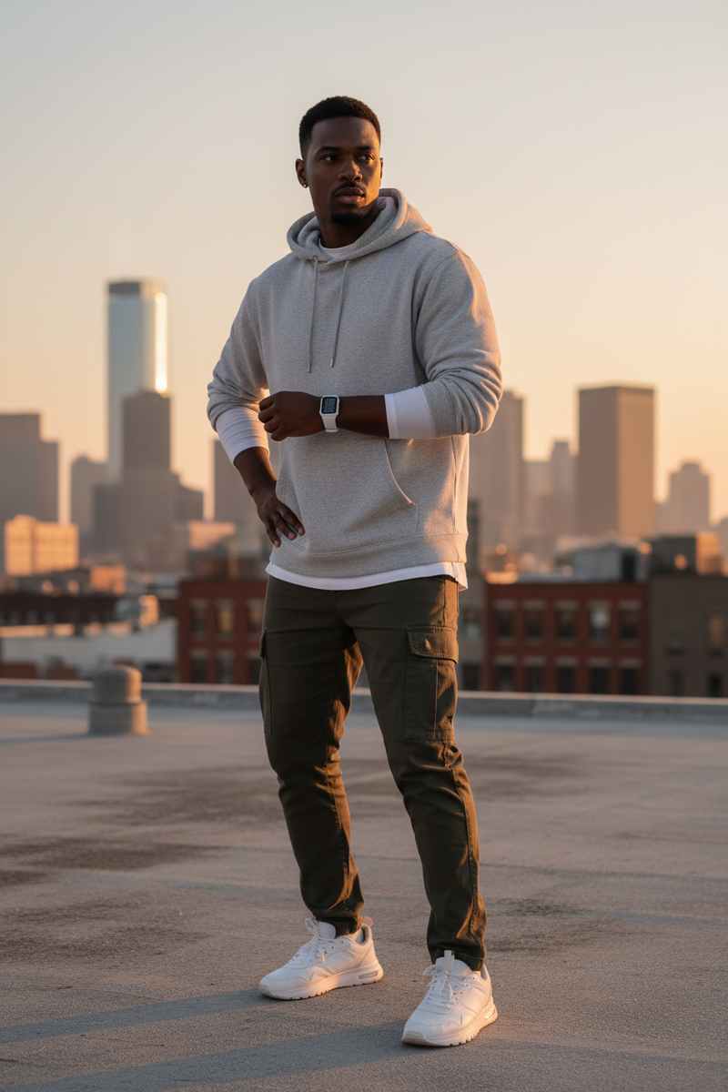 Streetwear Golden Hour Shot