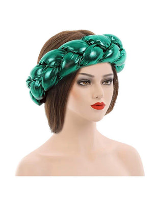 Shinny Braid Headband Ladies turban